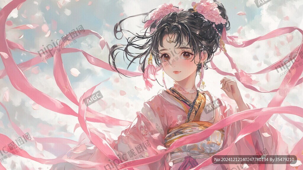 唯美古风少女