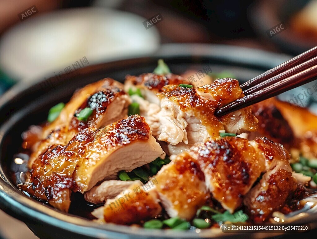 烧烤鸡烤肉拌饭烧肉饭