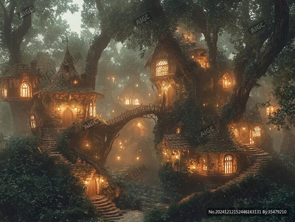 童话森林主题场景