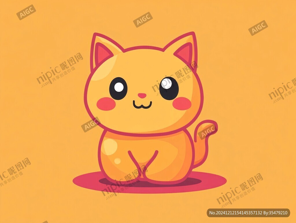 橘猫卡通形象