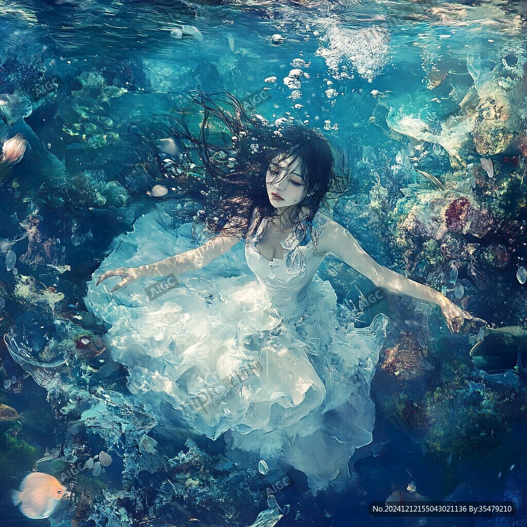 海底世界唯美女孩