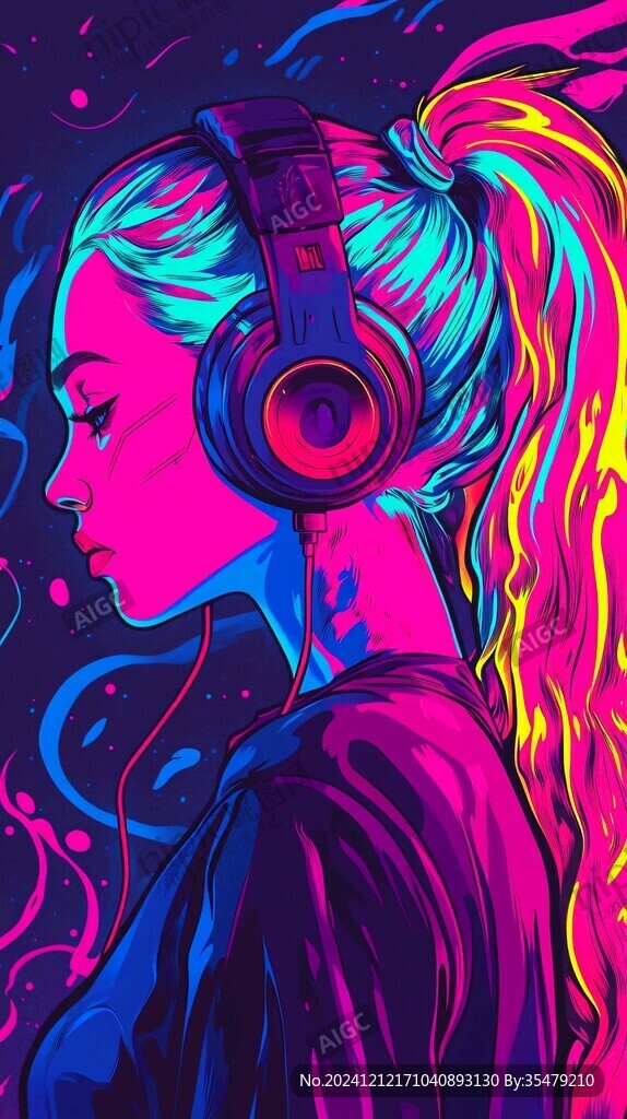 网红潮流插画