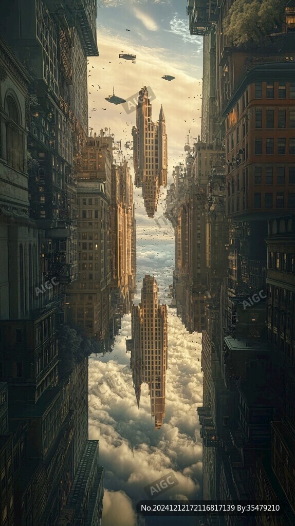 3d立体艺术城市场景