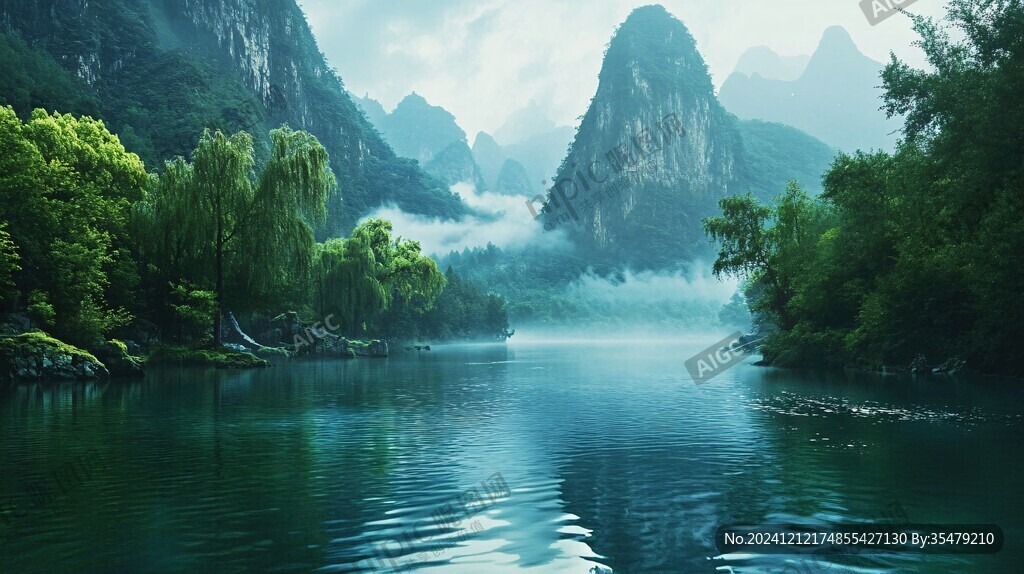 高清宽幅山水风光