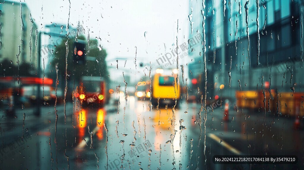 雨天城市交通