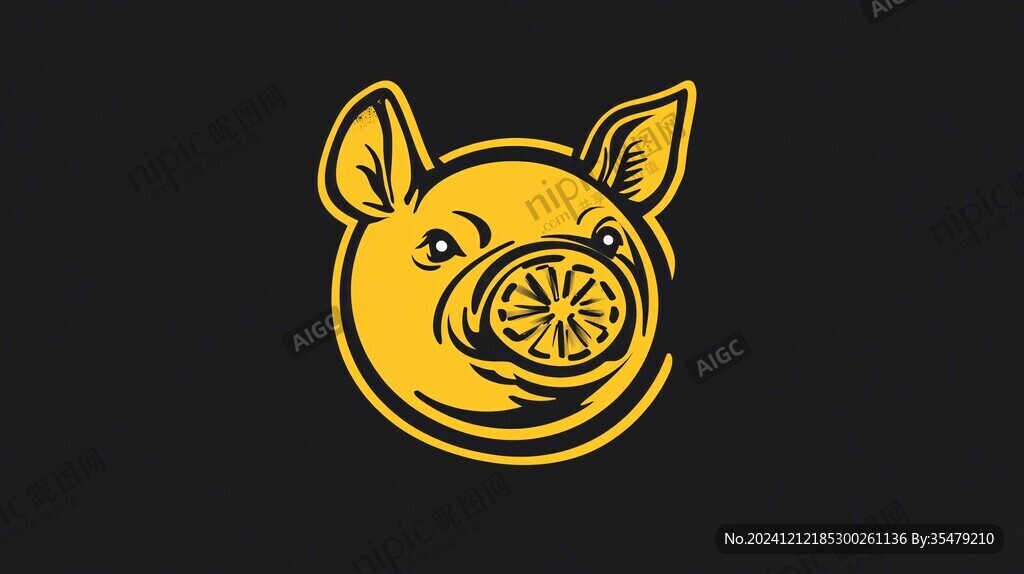 卡通柠檬logo设计