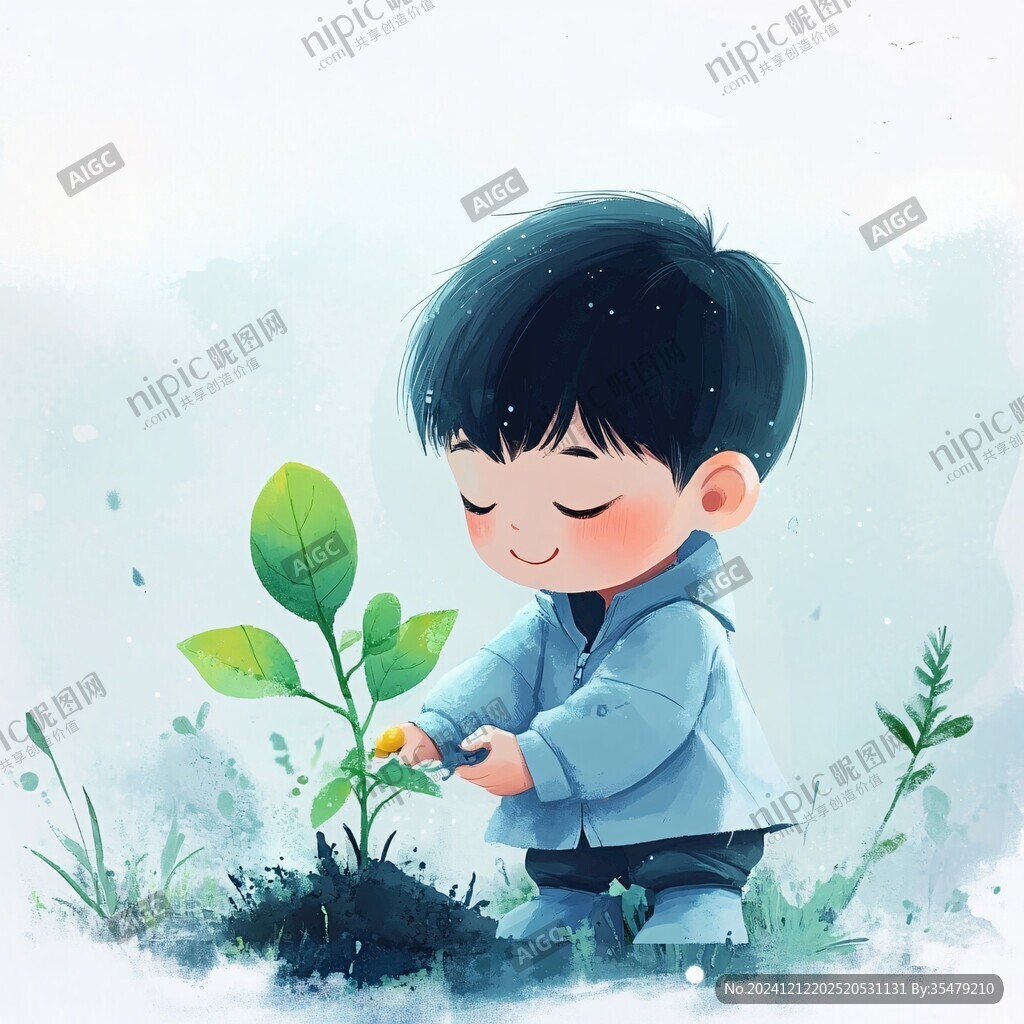 植树节种植树苗