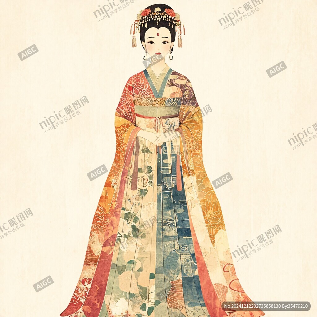 贵妃插画