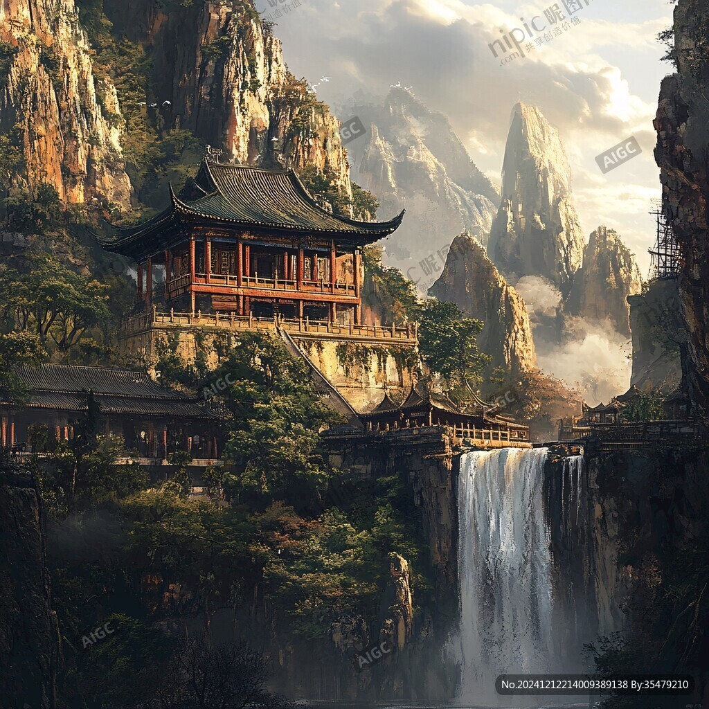 古风场景概念图