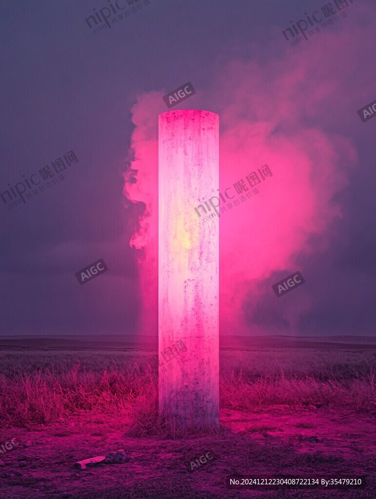 粉红色的超现实世界