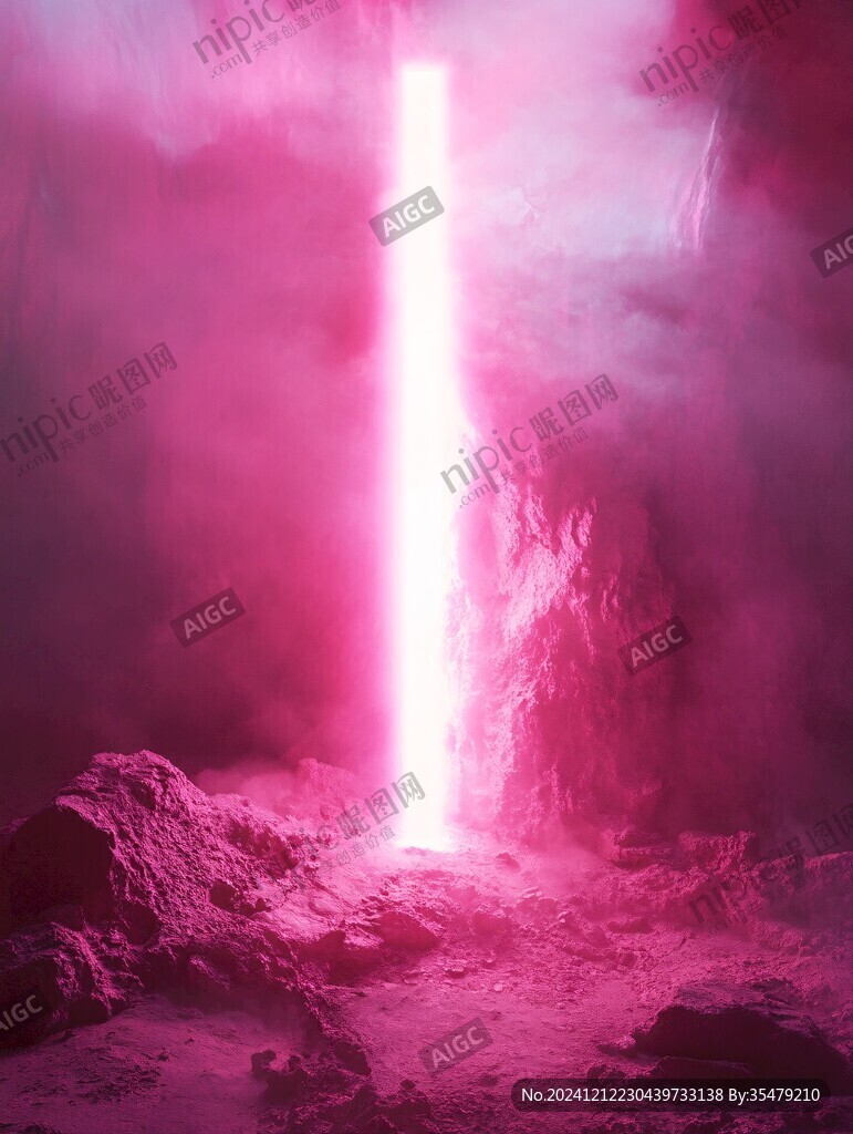 粉红色的超现实世界