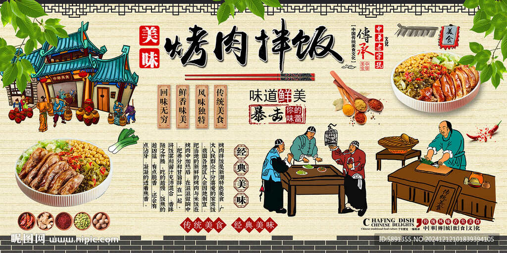 烤肉拌饭