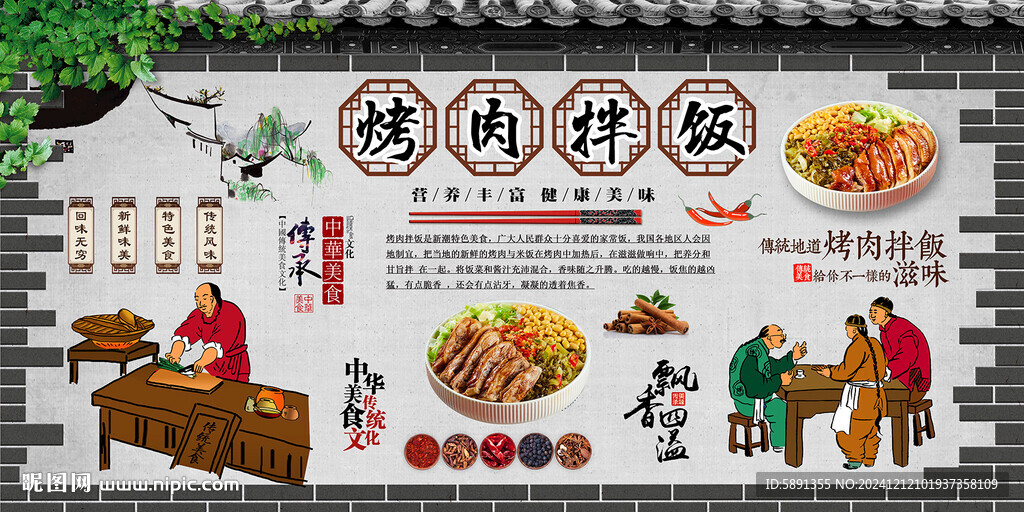 烤肉拌饭