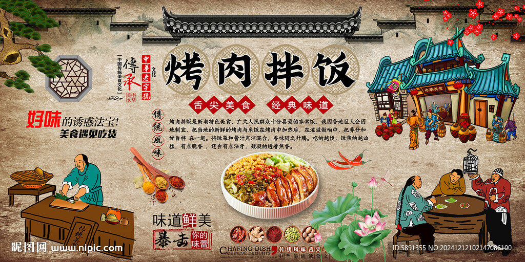 烤肉拌饭