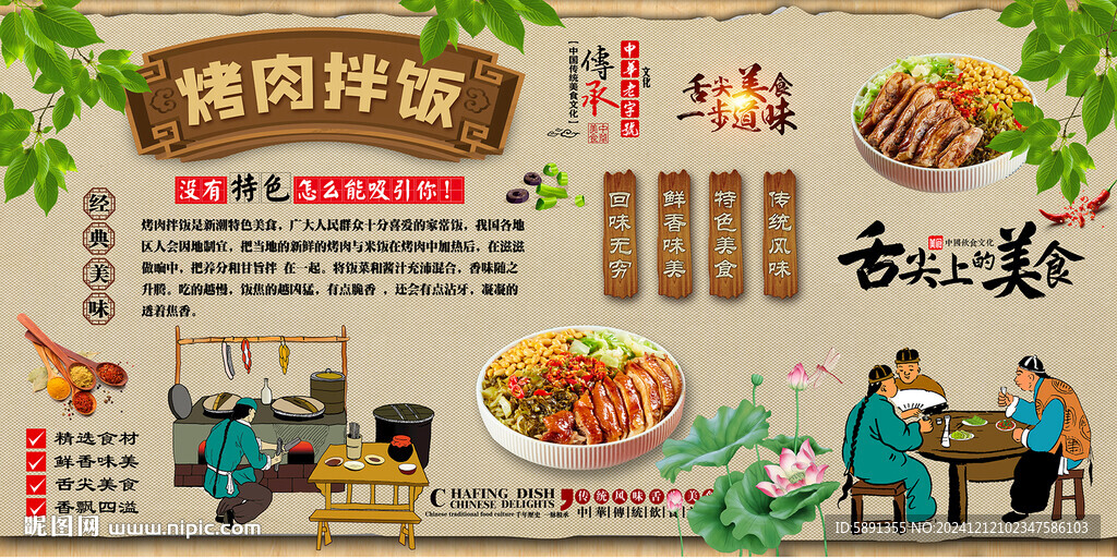 烤肉拌饭