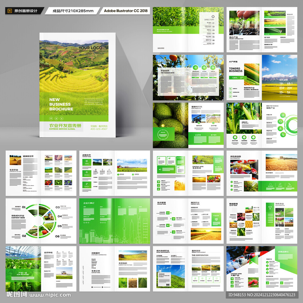 农业合作社画册