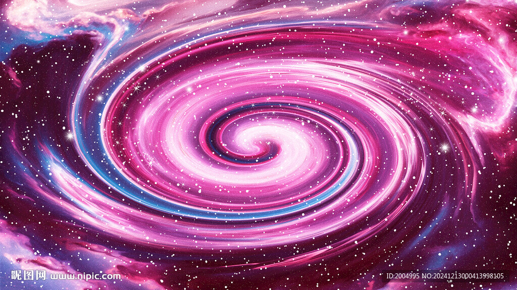 唯美漩涡星空舞台背景