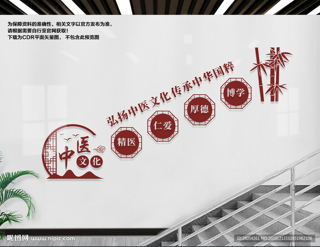 中医楼梯文化墙