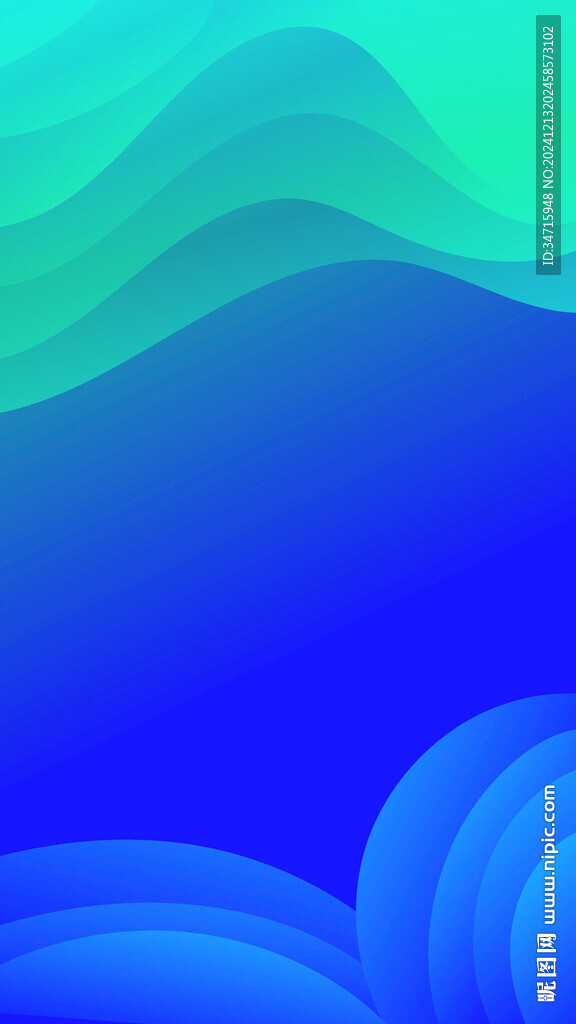 蓝绿色渐变抽象矢量背景