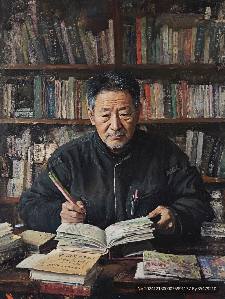 于右任读书