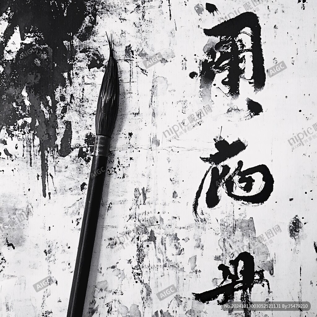 毛笔风雨无阻