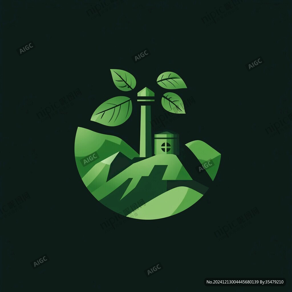 保护绿色能源logo