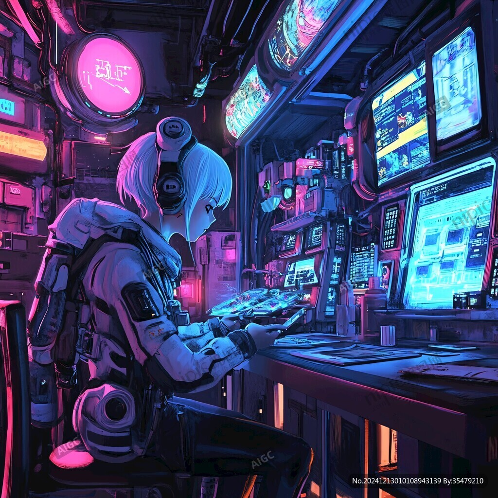 科幻题材插画