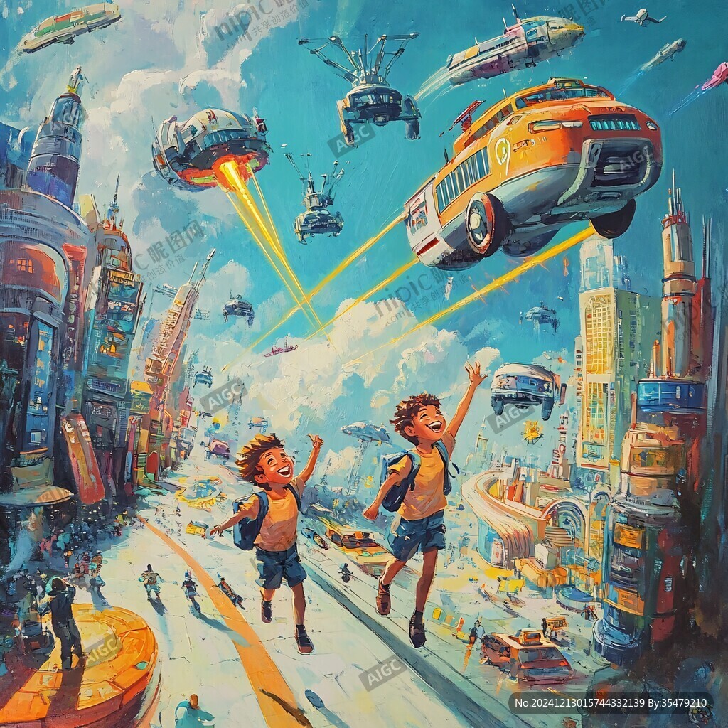 科幻题材插画