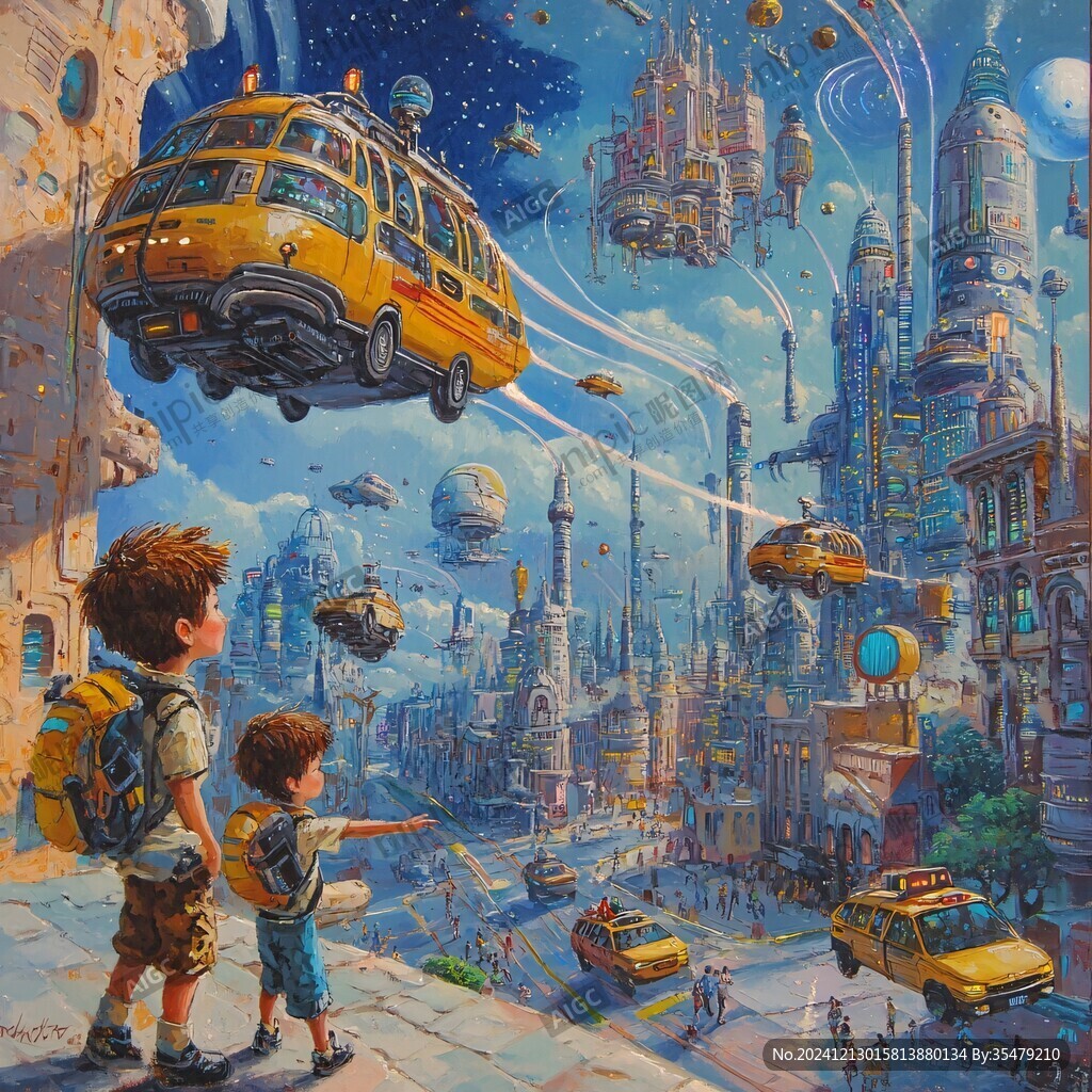 科幻题材插画