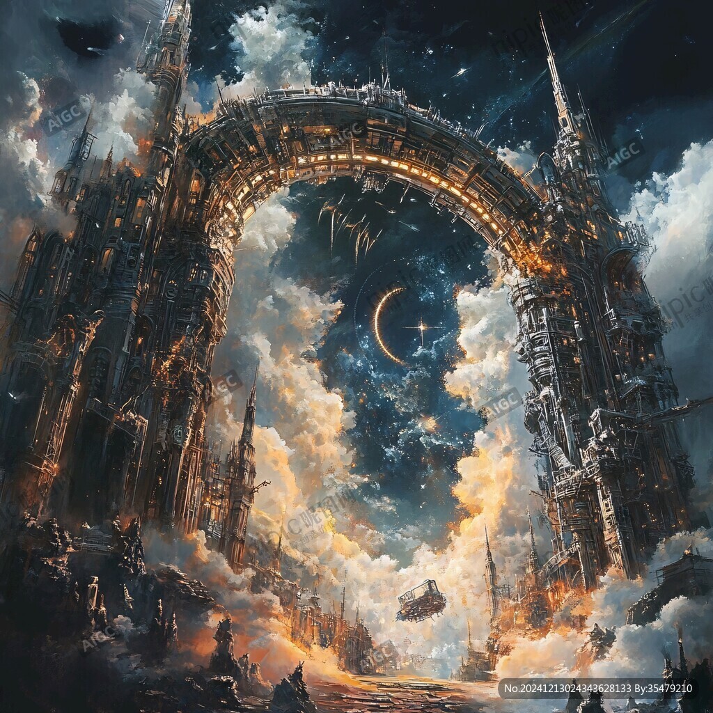 魔幻场景插画
