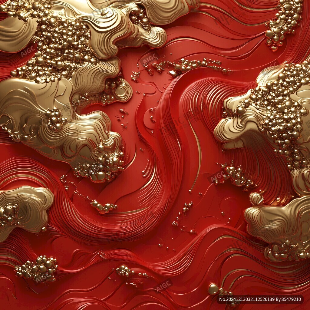红金风插画