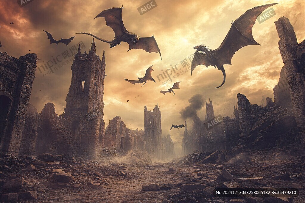 世界末日混乱场景