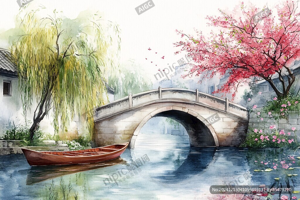 唯美浪漫江南水乡风情