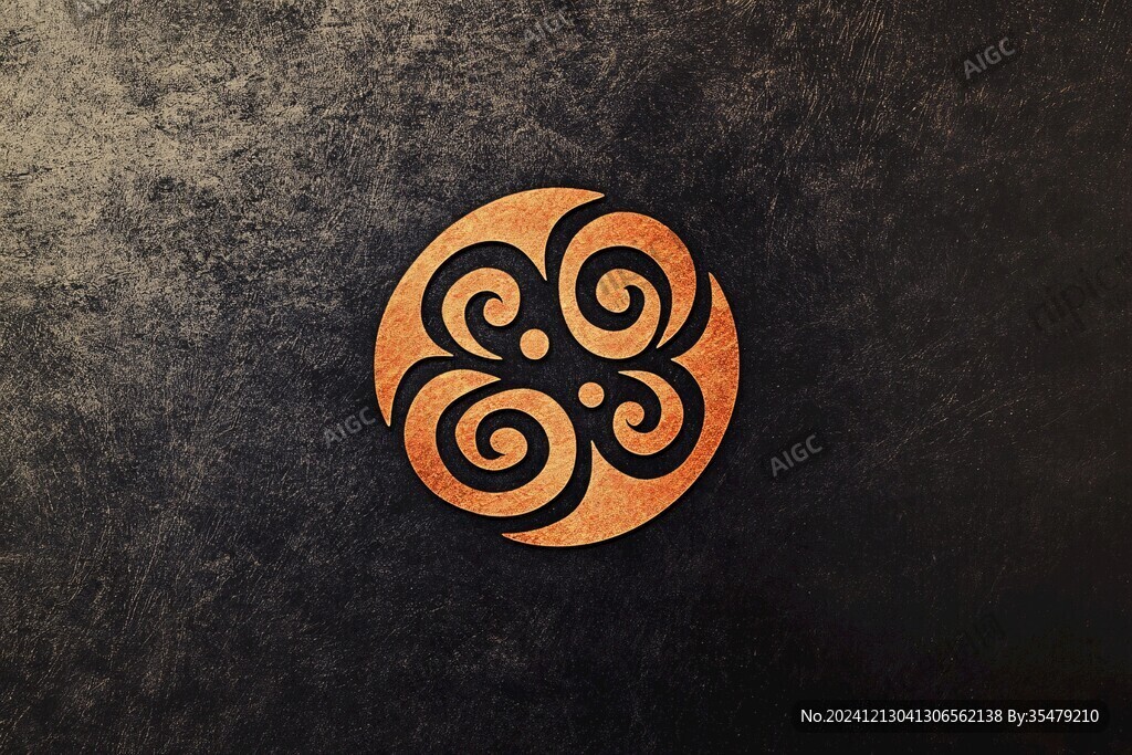 传统云纹logo