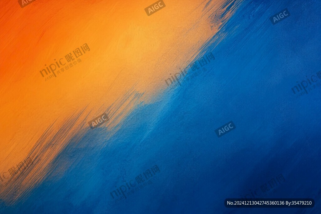 橘色蓝色深蓝色背景