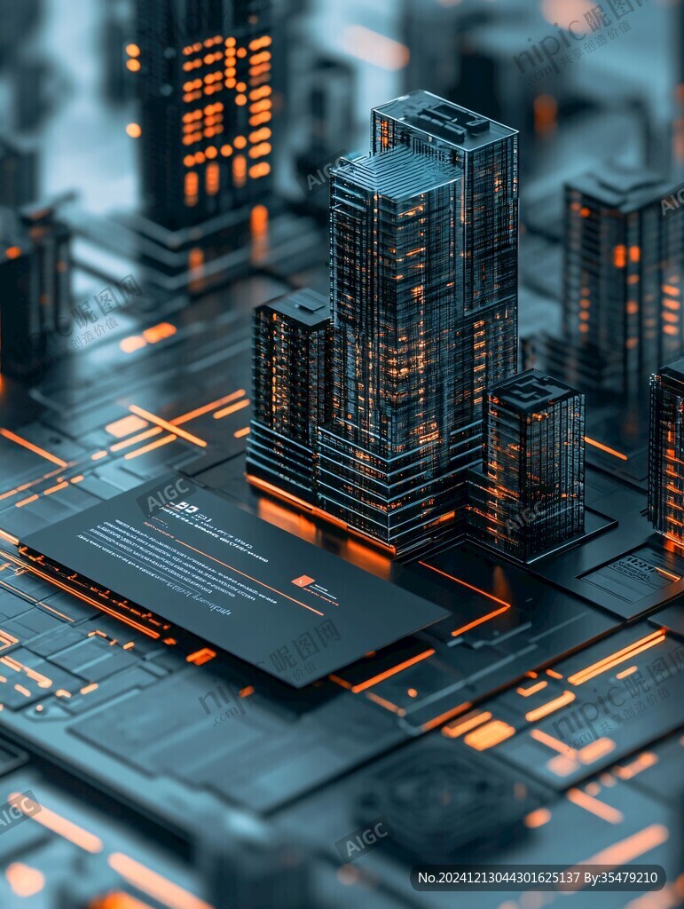 橙色科技城市