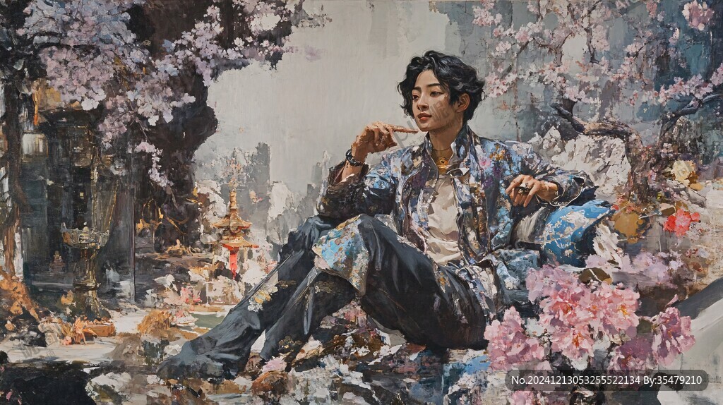 油画人物