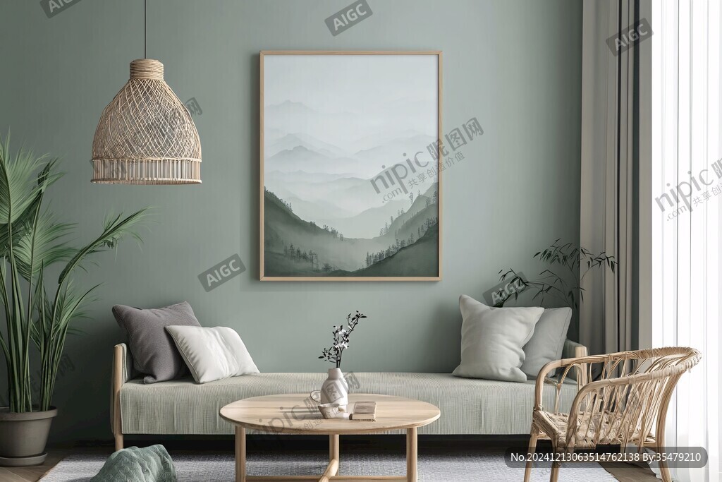 软装意境图装饰画场景