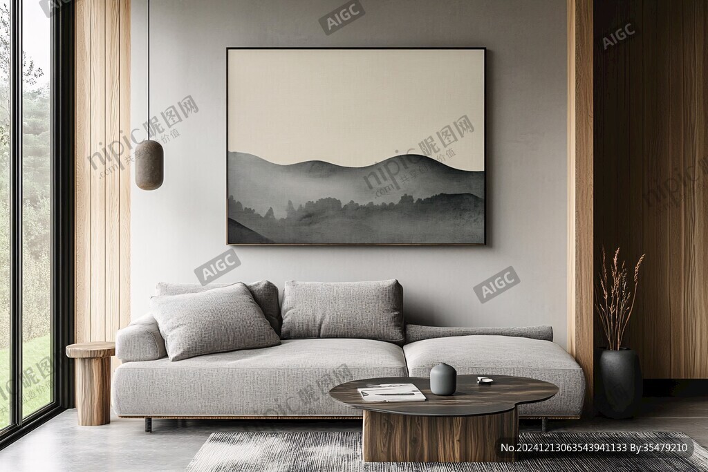 软装意境图装饰画场景