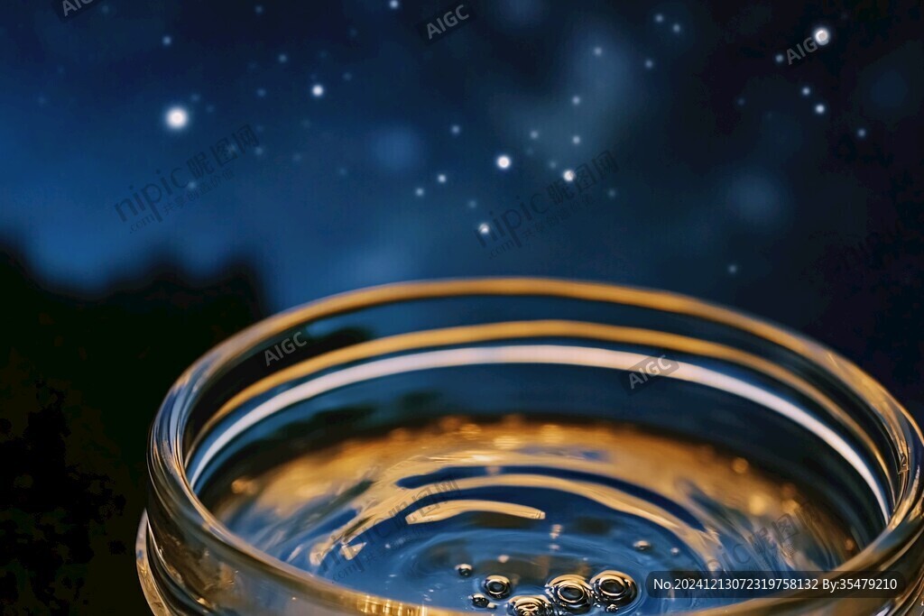 水波纹星光