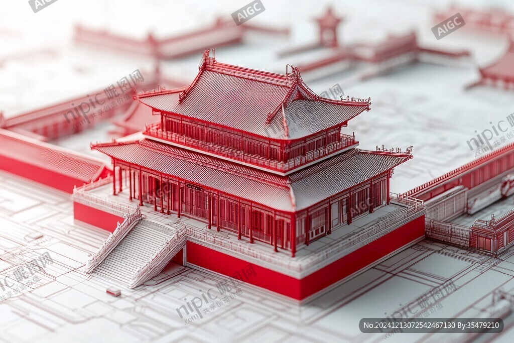 故宫建筑模型
