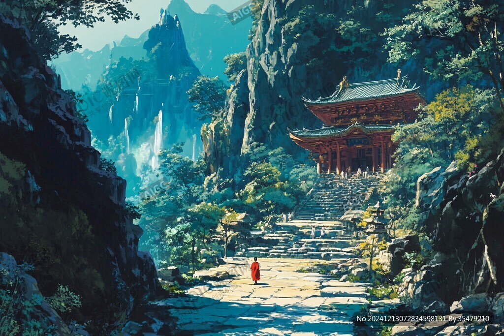 风景厚涂