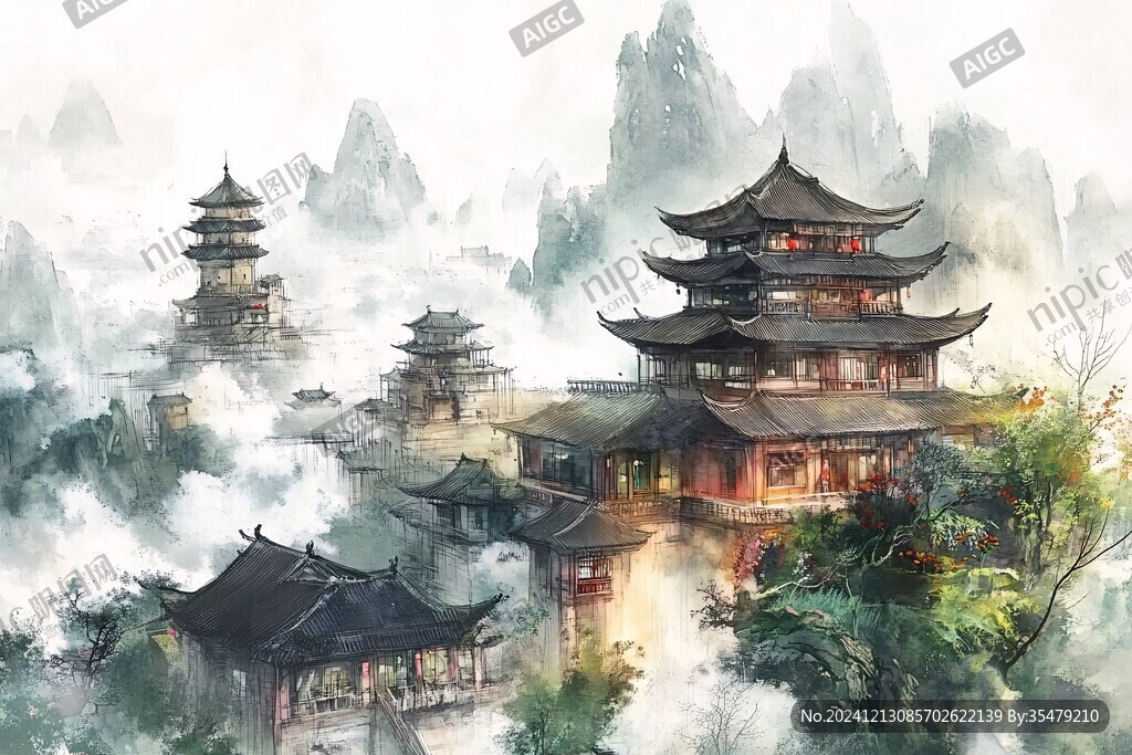 古风仙境天上宫阙
