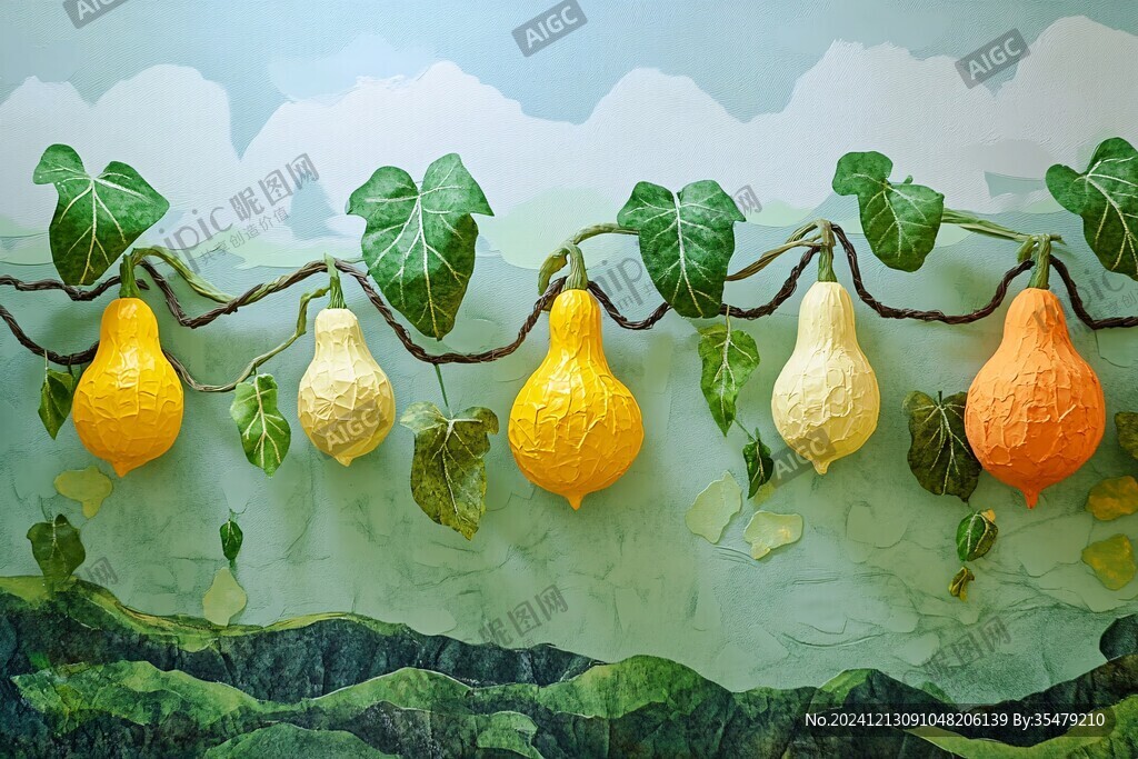 耙耙柑插画设计