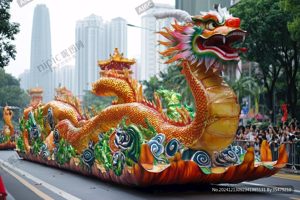 巡游龙旗