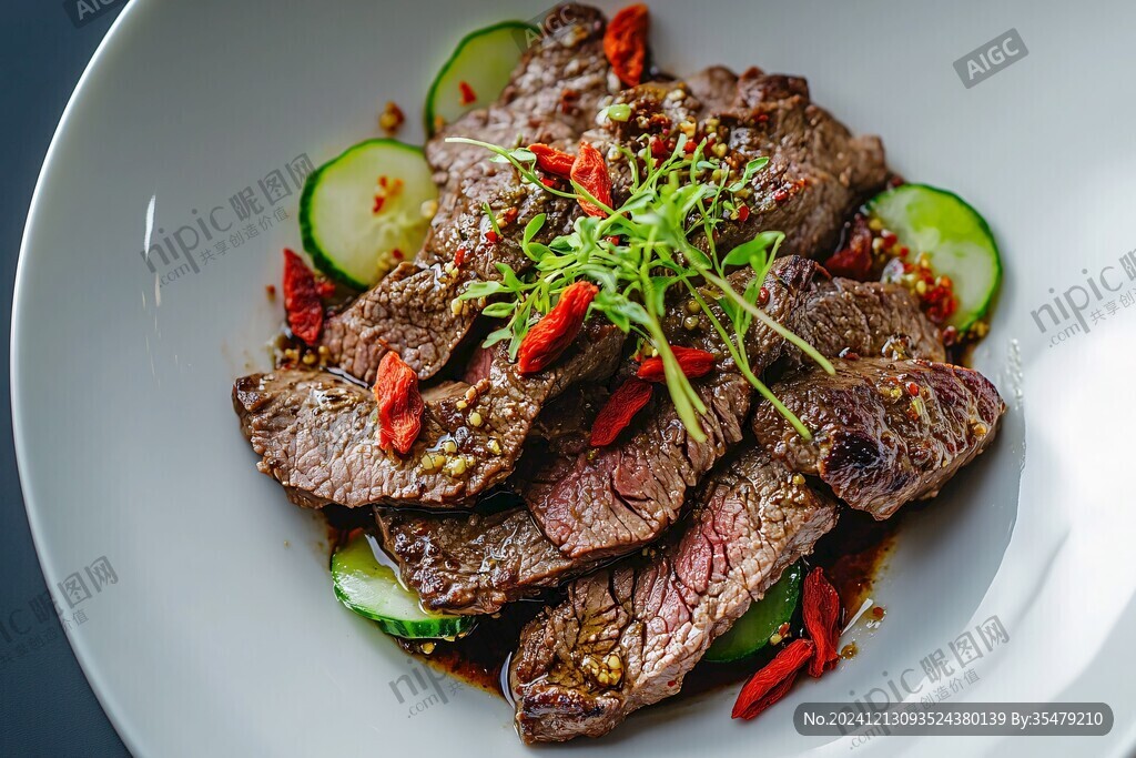 捞汁牛腱
