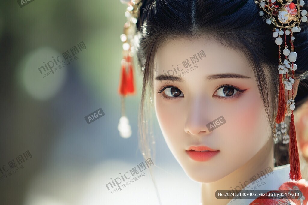 古典美女壁纸