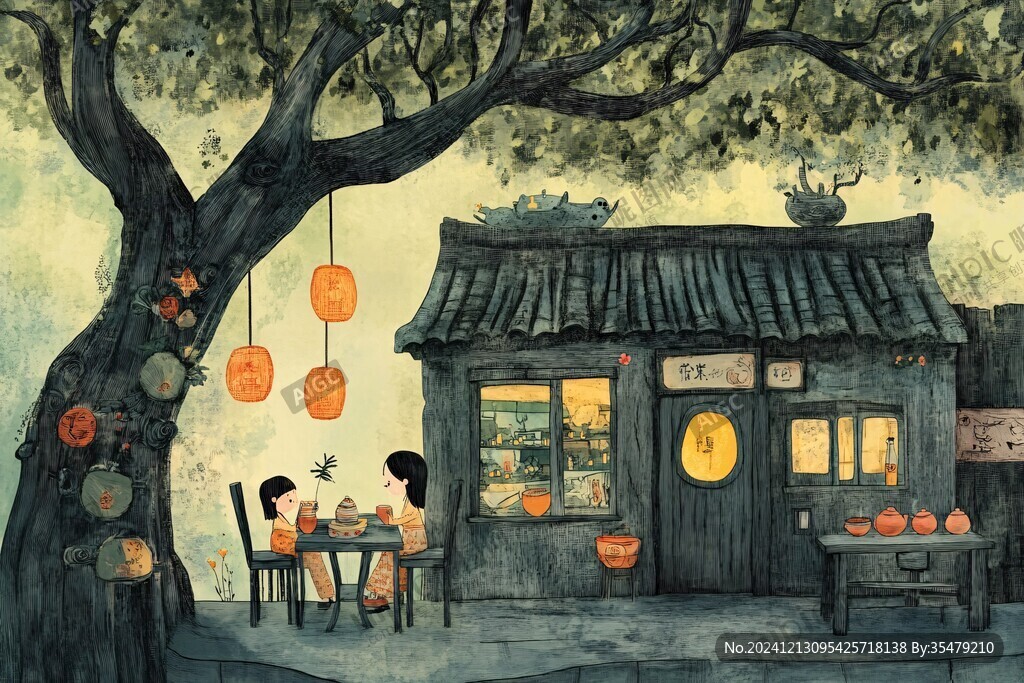 小酒馆插画