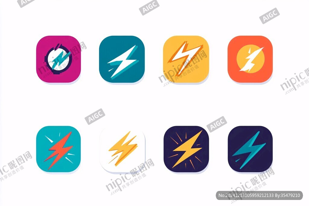 y闪电logo