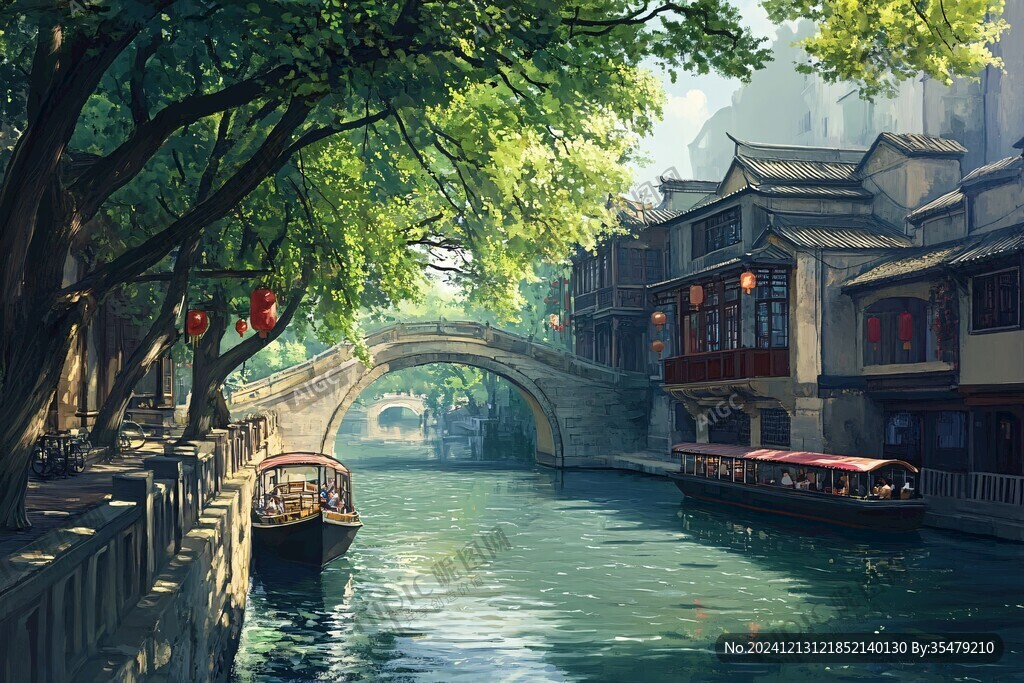 风景厚涂